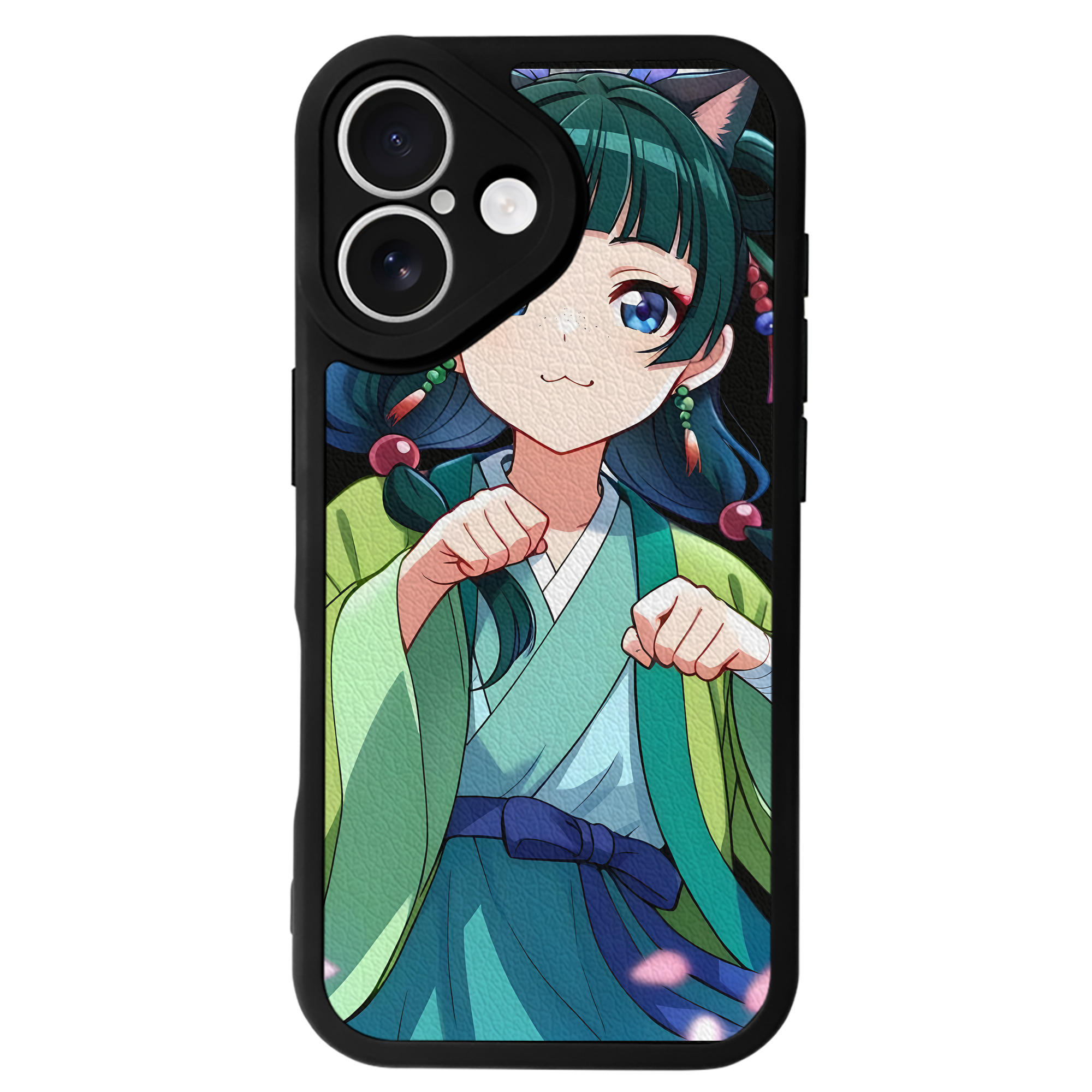 （画像用） 薬屋のひとりごと The Apothecary Diaries 【iPhone 16シリーズ対応】シリコンスマホケース（レザー調） 材質：シリコン